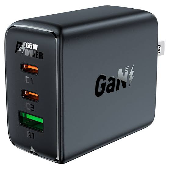 65W GaN Fast Wall Charger 3-Port