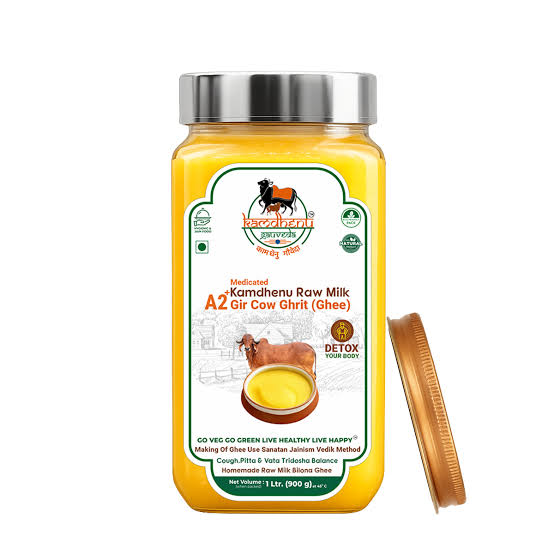 Deshi Pure Cow Ghee 1kg Glass Jar